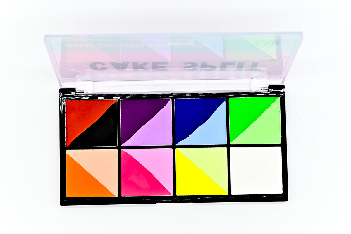 UV Reactive Split Cake water activated graphic Liner Palette – VE Cosmetics
